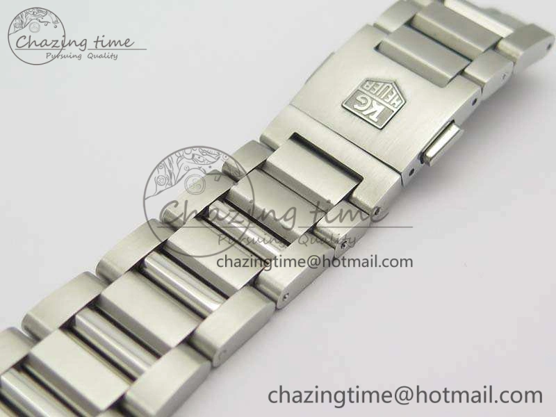 Carrera Calibre 1887 Day-Date SS V6F 1:1 Best Edition Ceramic Bezel Gray Dial On SS Bracelet A7750