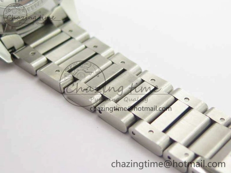 Carrera Calibre 1887 Day-Date SS V6F 1:1 Best Edition Ceramic Bezel Gray Dial On SS Bracelet A7750