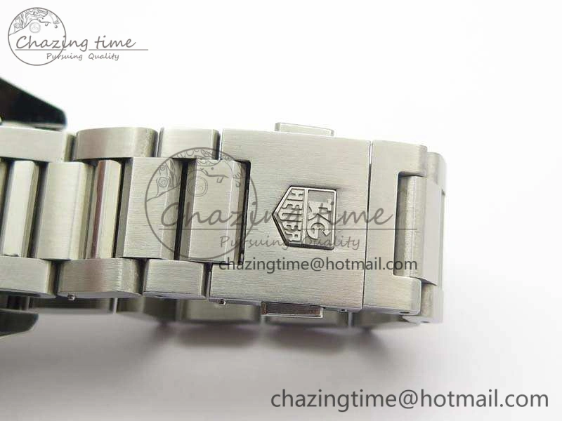 Carrera Calibre 1887 Day-Date SS V6F 1:1 Best Edition Ceramic Bezel Gray Dial On SS Bracelet A7750