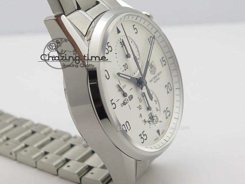 Carrera Calibre 1887 SpaceX Chrono V6F 1:1 Best Edition On SS Bracelet CAL1887