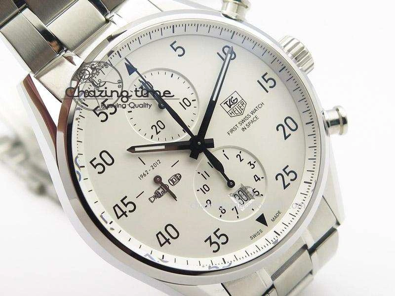 Carrera Calibre 1887 SpaceX Chrono V6F 1:1 Best Edition On SS Bracelet CAL1887
