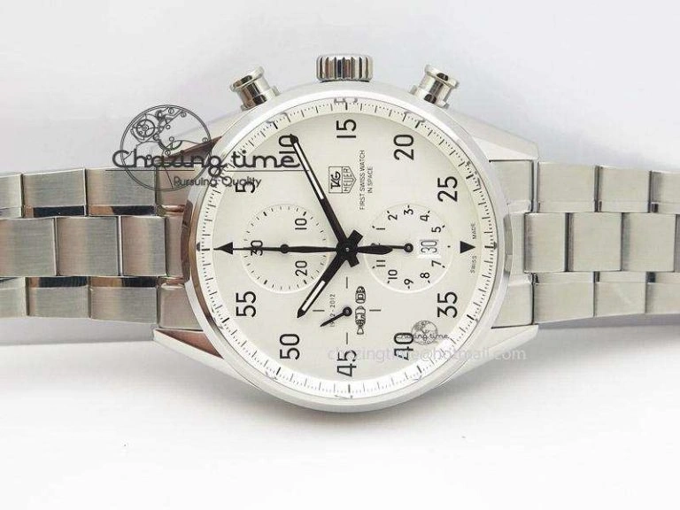 Carrera Calibre 1887 SpaceX Chrono V6F 1:1 Best Edition On SS Bracelet CAL1887