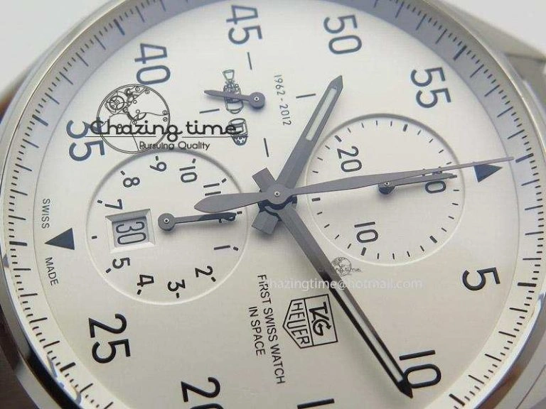Carrera Calibre 1887 SpaceX Chrono V6F 1:1 Best Edition On SS Bracelet CAL1887
