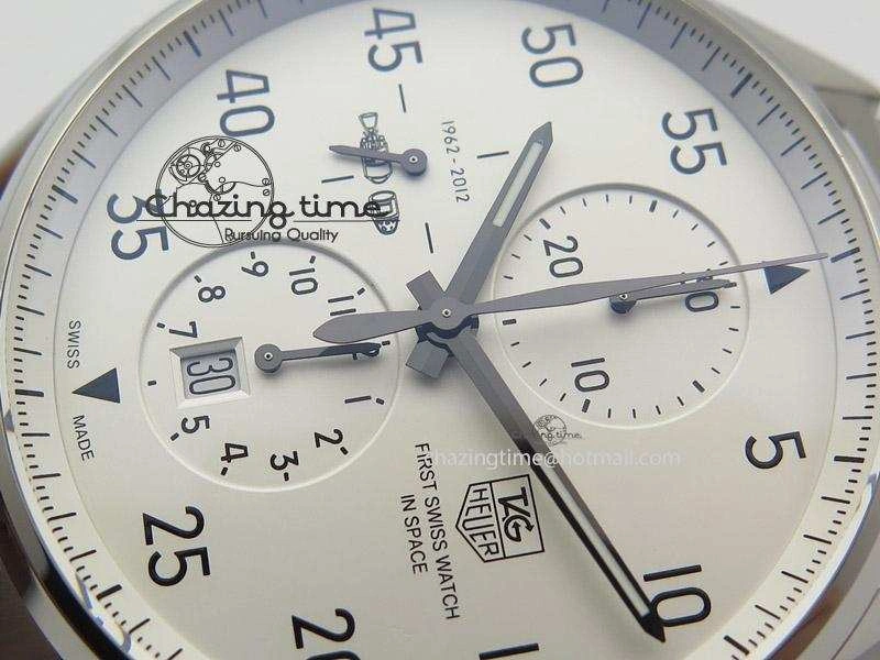 Carrera Calibre 1887 SpaceX Chrono V6F 1:1 Best Edition On SS Bracelet CAL1887