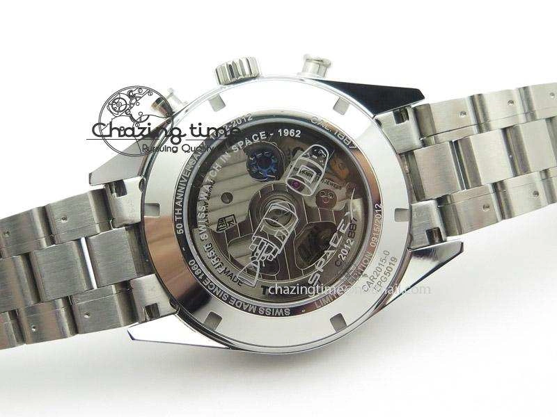 Carrera Calibre 1887 SpaceX Chrono V6F 1:1 Best Edition On SS Bracelet CAL1887