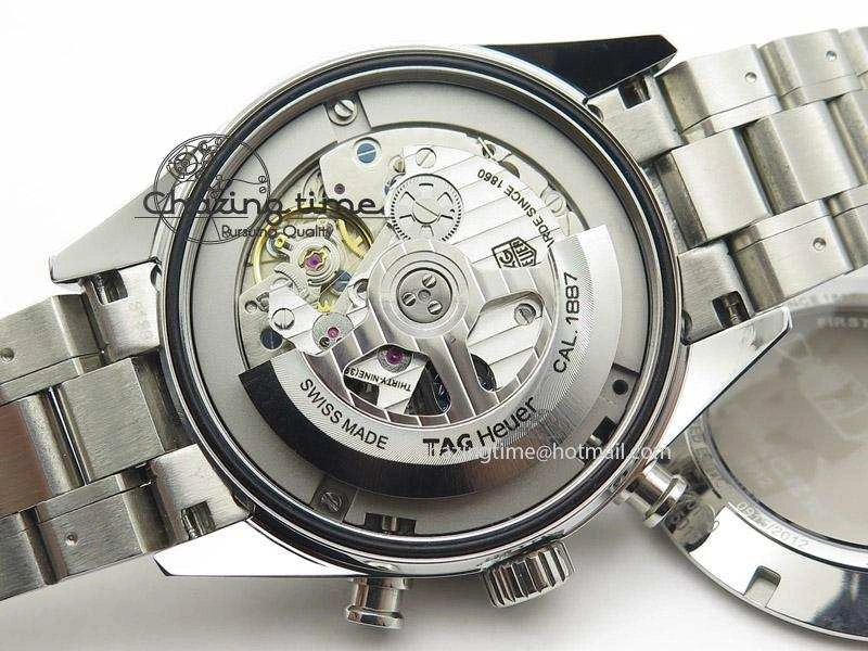 Carrera Calibre 1887 SpaceX Chrono V6F 1:1 Best Edition On SS Bracelet CAL1887