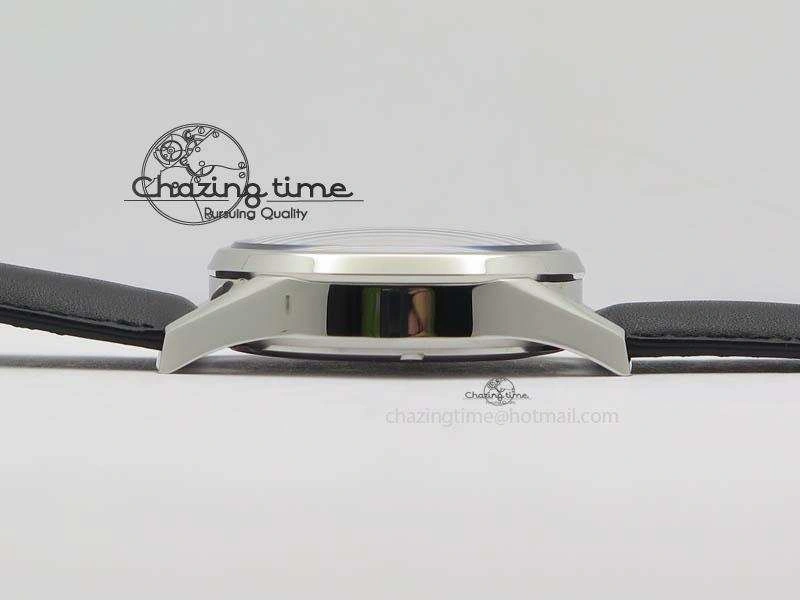 Carrera Day-Date Automatic SS Black Dial RG Markers On Black Leather Strap A2824