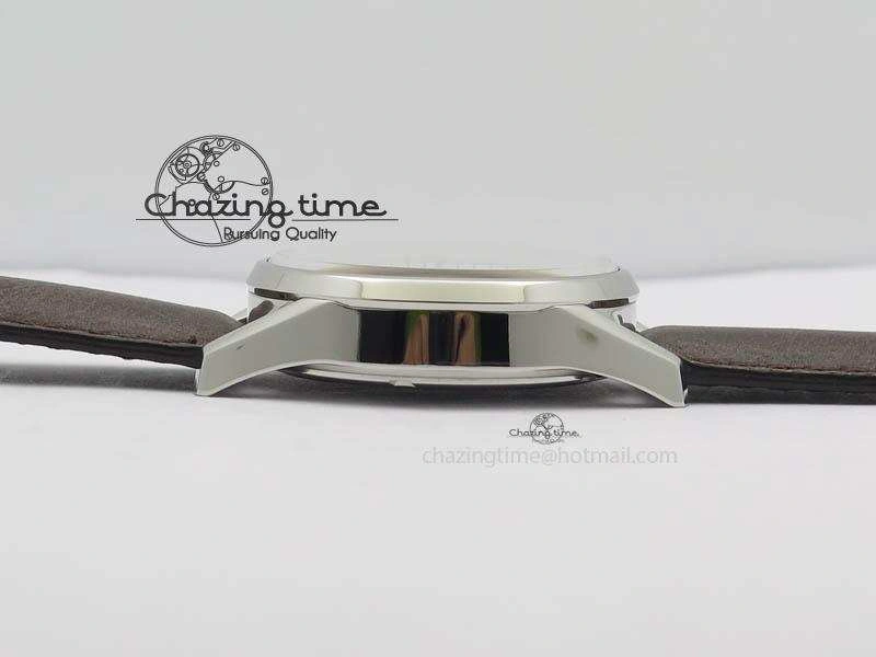 Carrera Day-Date Automatic SS White Dial On Brown Leather Strap A2824