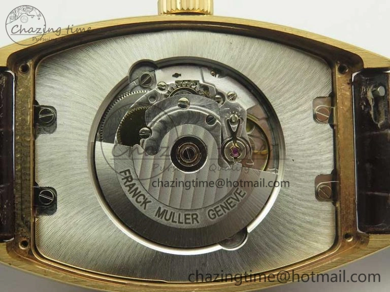Casablanca 8880 Automatique RG GF 1:1 Best Edition Full Diamonds on Brown Leather Strap A2824