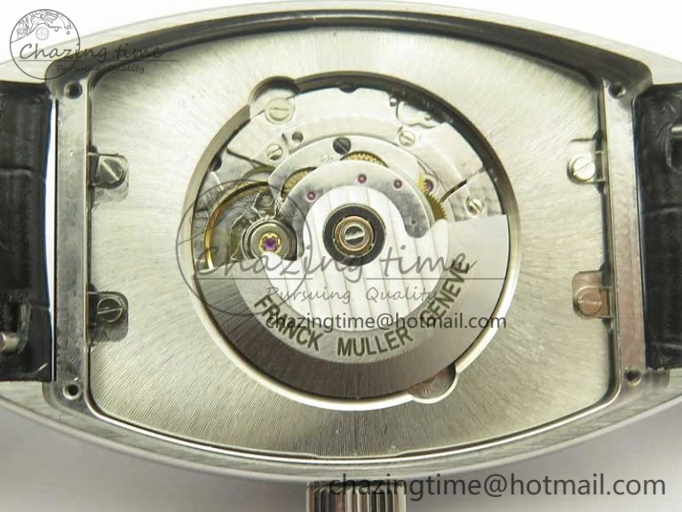 Casablanca 8880 Automatique SS GF 1:1 Best Edition Full Diamonds on Black Leather Strap A2824