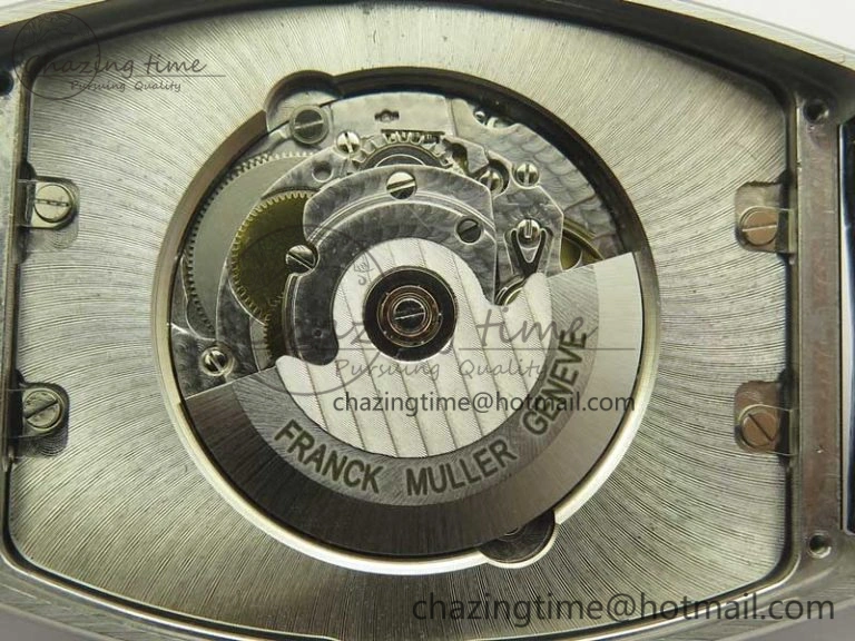 Casablanca 8880 Automatique SS GF 1:1 Best Edition Full Diamonds on Black Leather Strap A2824