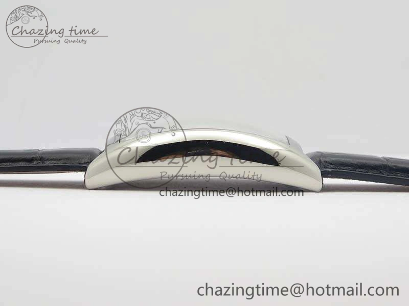 Casablanca Date SS GF 1:1 Best Edition Black Dial On Leather Strap A2824