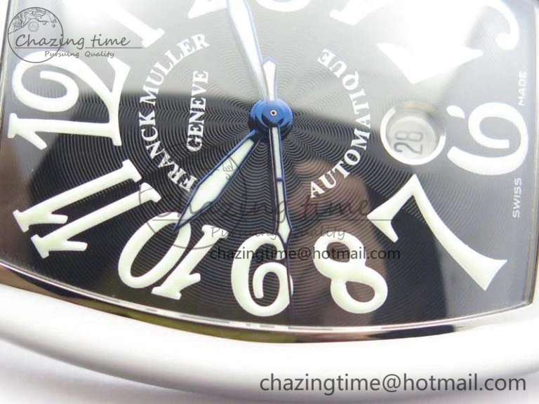 Casablanca Date SS GF 1:1 Best Edition Black Dial On Leather Strap A2824