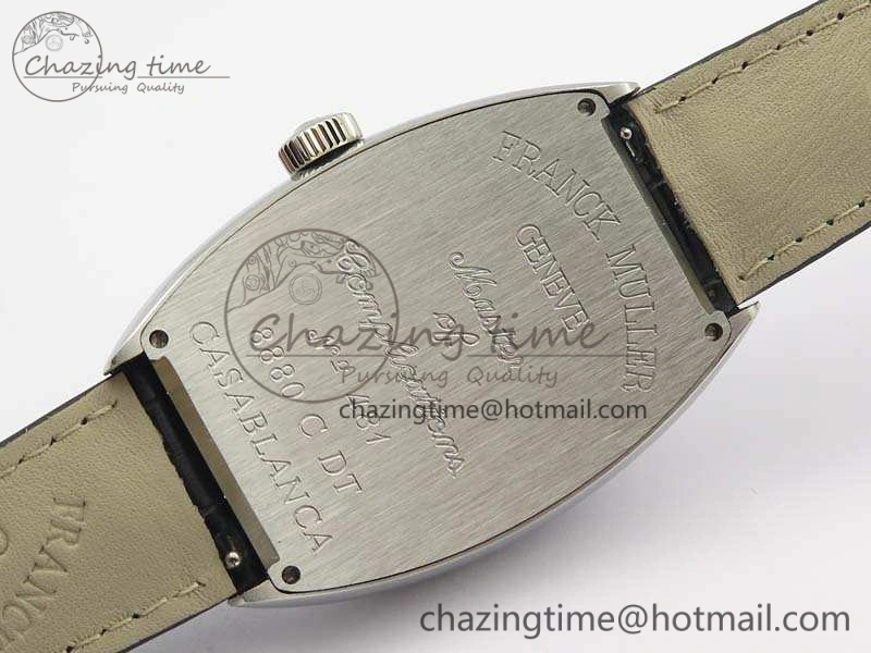 Casablanca SS TW 1:1 Best Edition Black Dial On Black Leather Strap A2824
