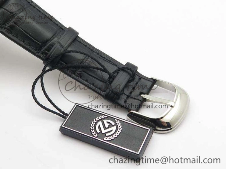 Casablanca SS TW 1:1 Best Edition Black Dial On Black Leather Strap A2824