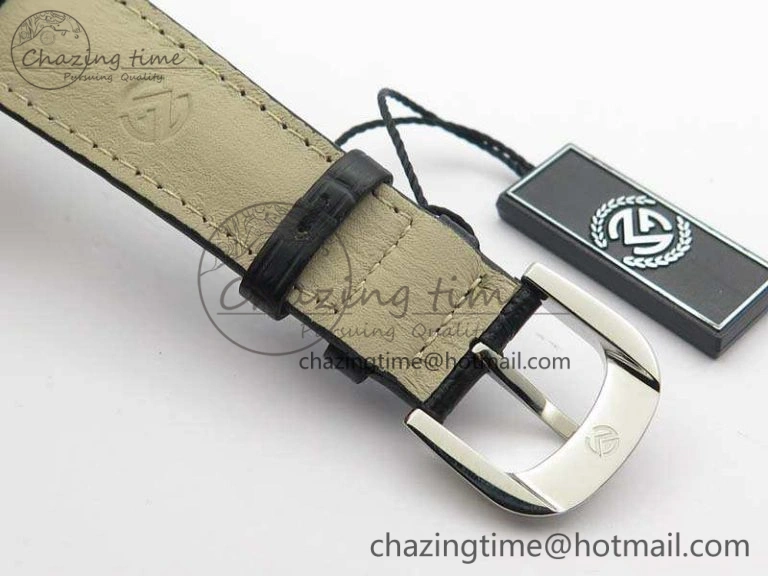 Casablanca SS TW 1:1 Best Edition Black Dial On Black Leather Strap A2824