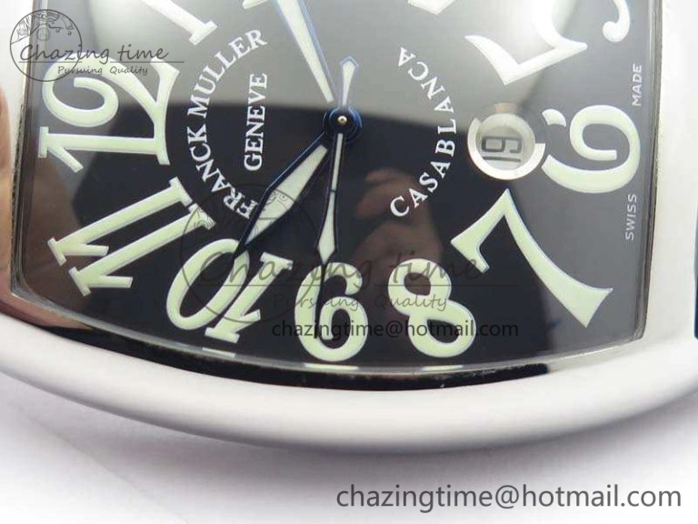 Casablanca SS TW 1:1 Best Edition Black Dial On Black Leather Strap A2824