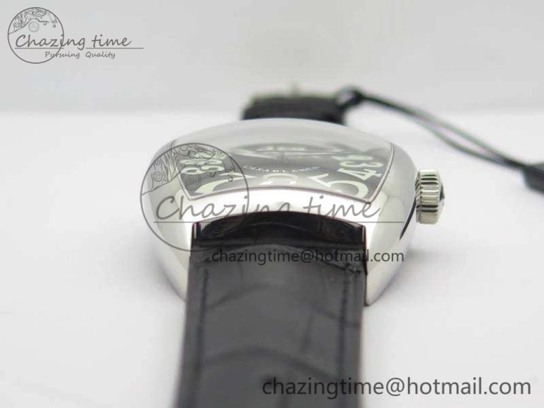 Casablanca SS TW 1:1 Best Edition Black Dial On Black Leather Strap A2824