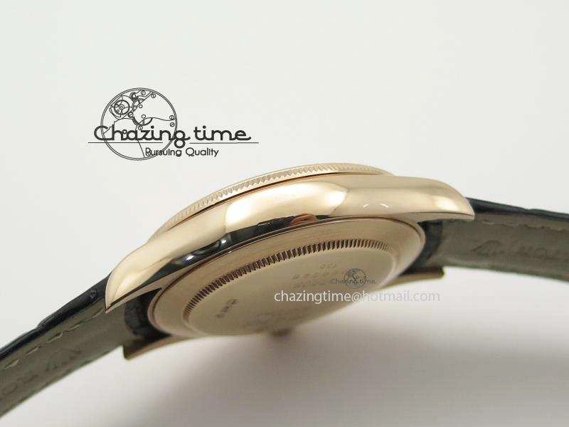 Cellini 50505 RG Pink Dial On Black Leather Strap A2813 BP Maker