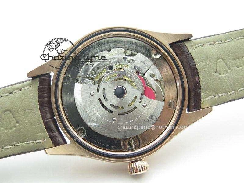 Cellini 50505 RG White Dial on Brown Leather Strap A2824 BP Maker