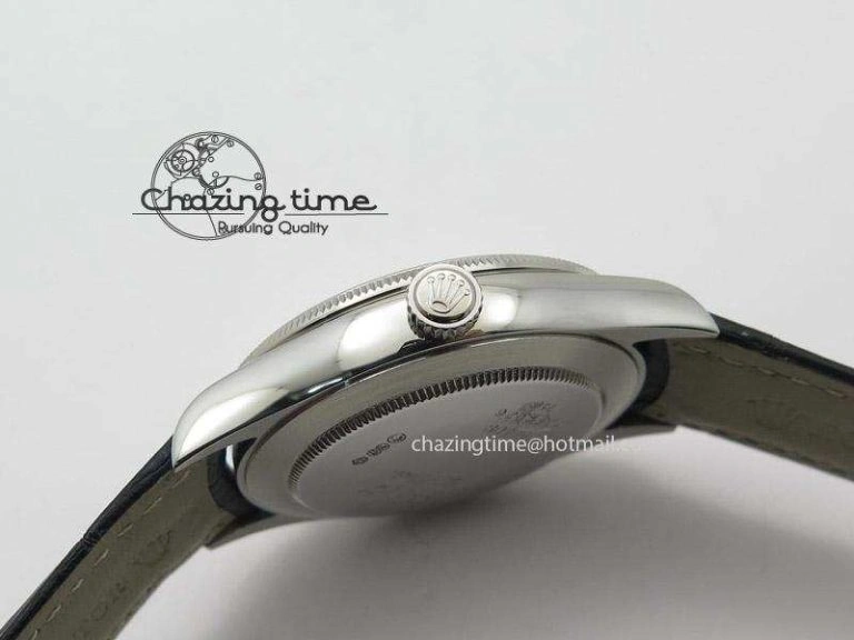 Cellini 50505 SS White Dial on Black Leather Strap A2824 BP Maker