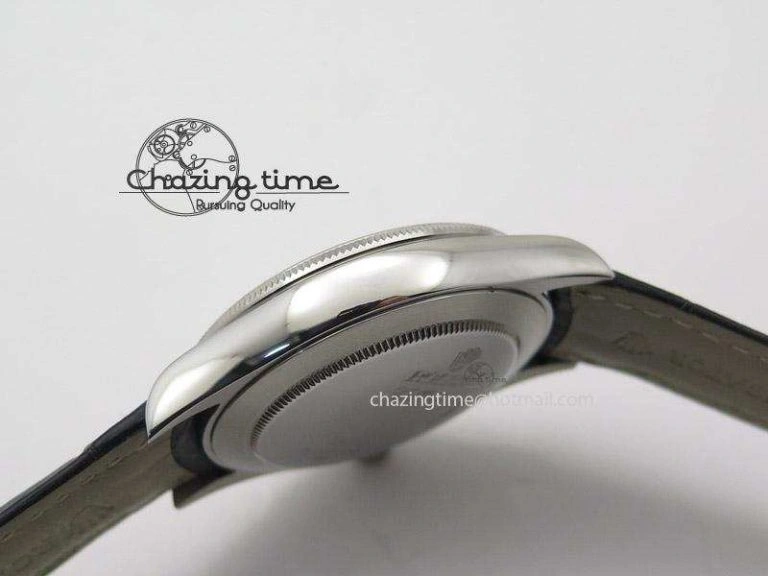 Cellini 50505 SS White Dial on Black Leather Strap A2824 BP Maker