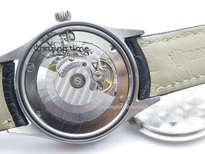 Cellini 50505 SS White Dial on Black Leather Strap A2824 BP Maker