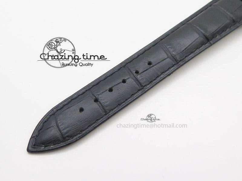 Cellini 50505 SS White Dial on Black Leather Strap A2824 BP Maker