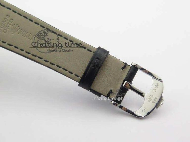 Cellini 50509 MK Best Edition SS White Roman Dial On Black Leather Strap A3121 V3