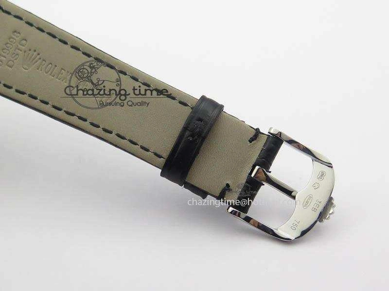Cellini 50509 MK Best Edition SS White Roman Dial On Black Leather Strap A3121 V3