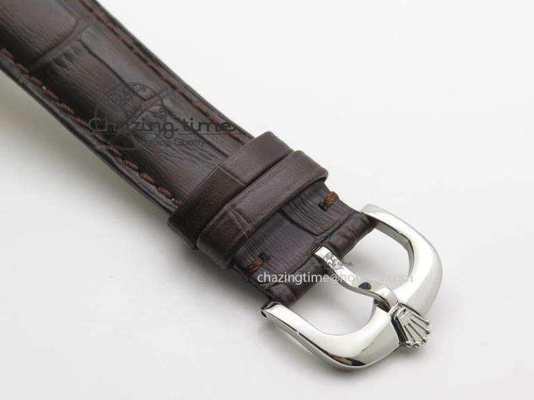 Cellini 50509 SS Sliver Dial On Brown Leather Strap A2813 BP Maker