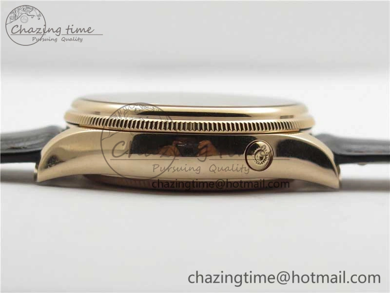 Cellini 50535 Moon RG KZF Best Edition White Dial on Brown Leather Strap A3195 ( Free Tool)