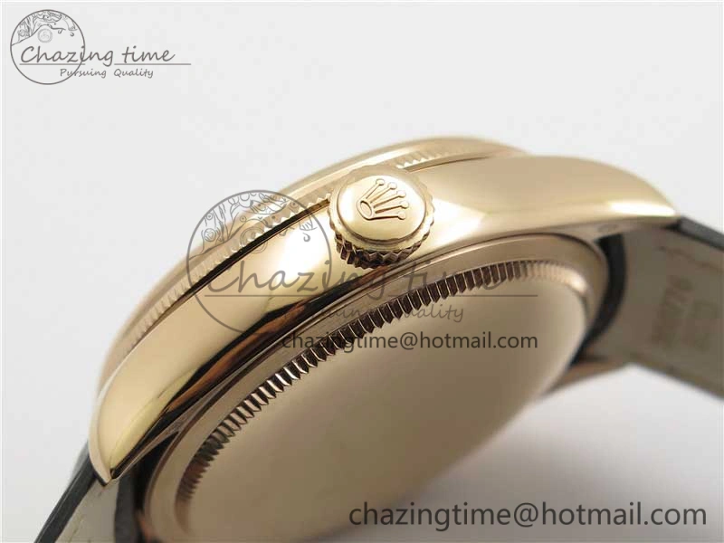 Cellini 50535 Moon RG KZF Best Edition White Dial on Brown Leather Strap A3195 ( Free Tool)