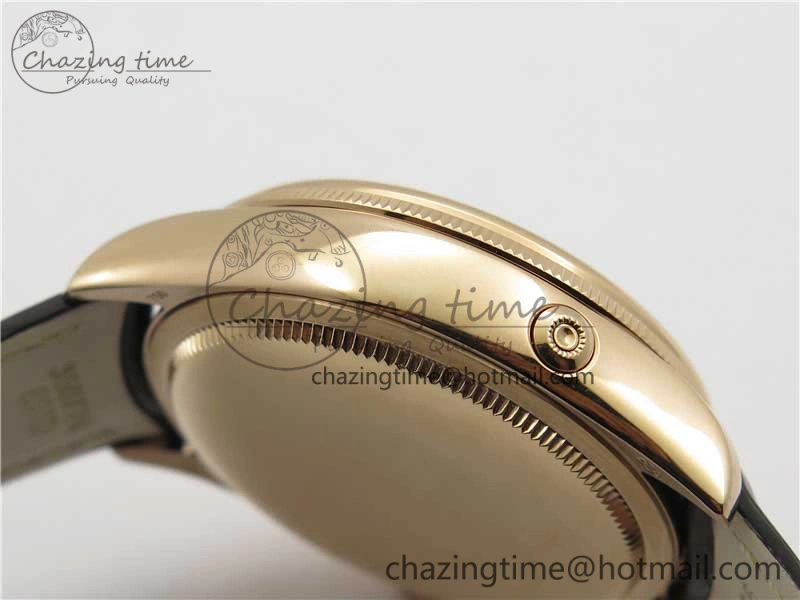 Cellini 50535 Moon RG KZF Best Edition White Dial on Brown Leather Strap A3195 ( Free Tool)
