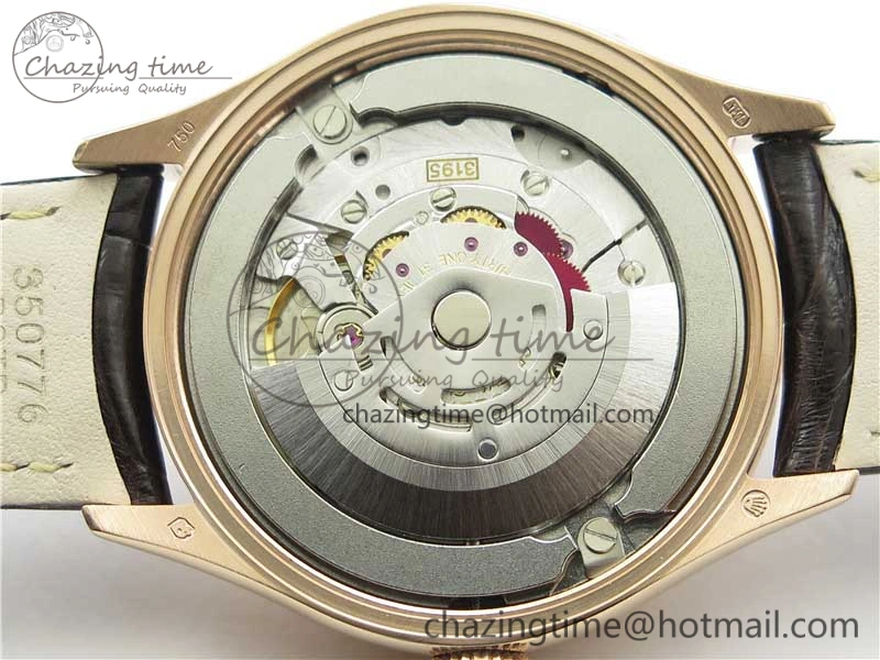 Cellini 50535 Moon RG KZF Best Edition White Dial on Brown Leather Strap A3195 ( Free Tool)