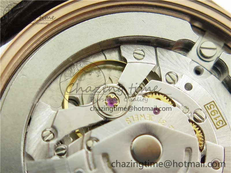 Cellini 50535 Moon RG KZF Best Edition White Dial on Brown Leather Strap A3195 ( Free Tool)
