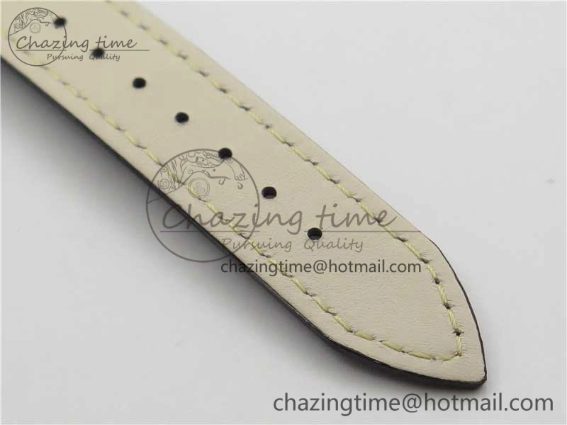Cellini 50535 Moon RG KZF Best Edition White Dial on Brown Leather Strap A3195 ( Free Tool)