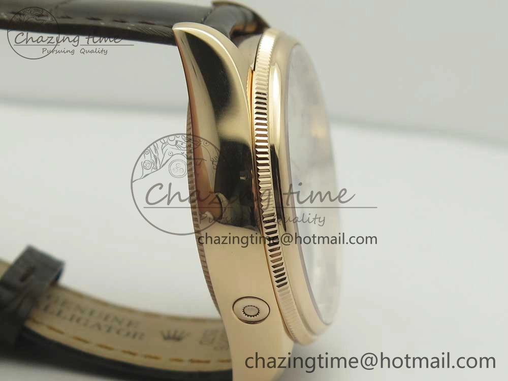 Cellini 50535 Moon RG RXW Best Edition White Dial on Brown Leather Strap A2824