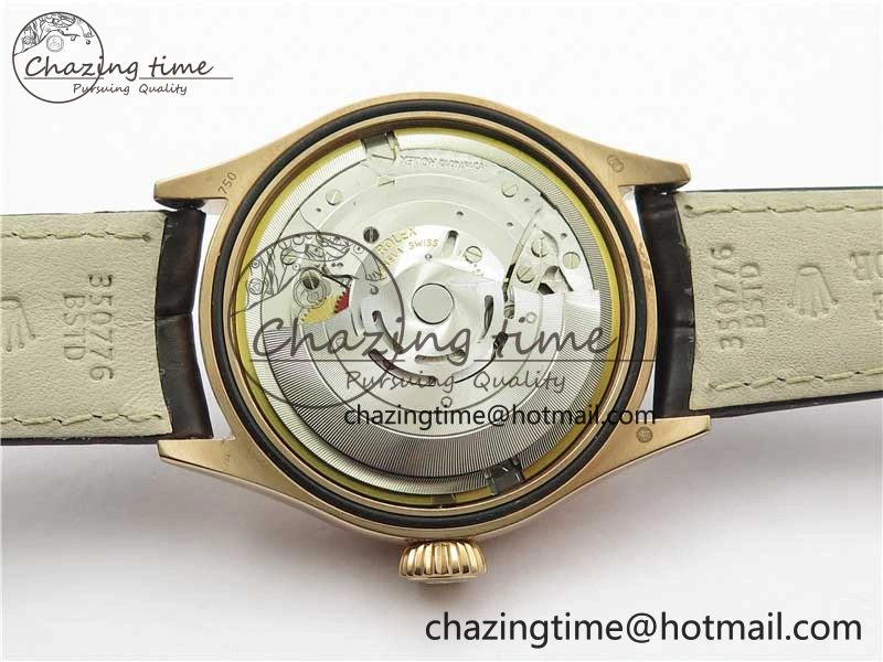 Cellini 50535 Moonphase RG GMF Best Edition White Dial on Brown Leather Strap A3195