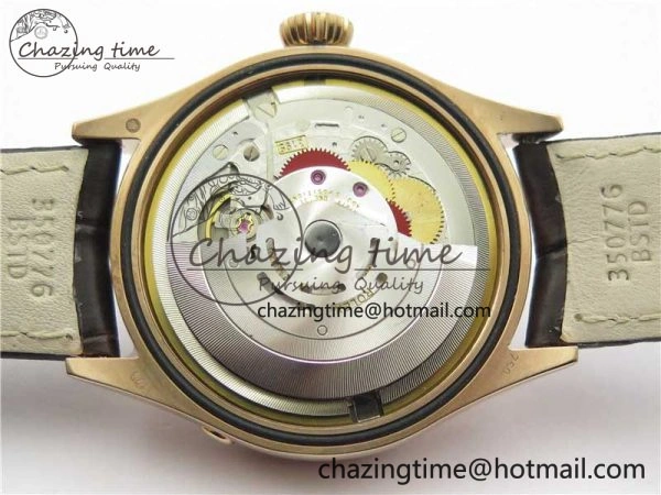 Cellini 50535 Moonphase RG GMF Best Edition White Dial on Brown Leather Strap A3195