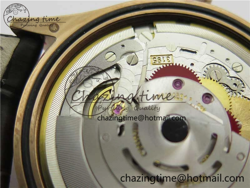 Cellini 50535 Moonphase RG GMF Best Edition White Dial on Brown Leather Strap A3195