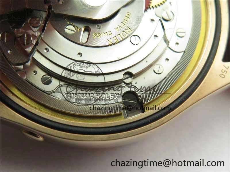 Cellini 50535 Moonphase RG GMF Best Edition White Dial on Brown Leather Strap A3195