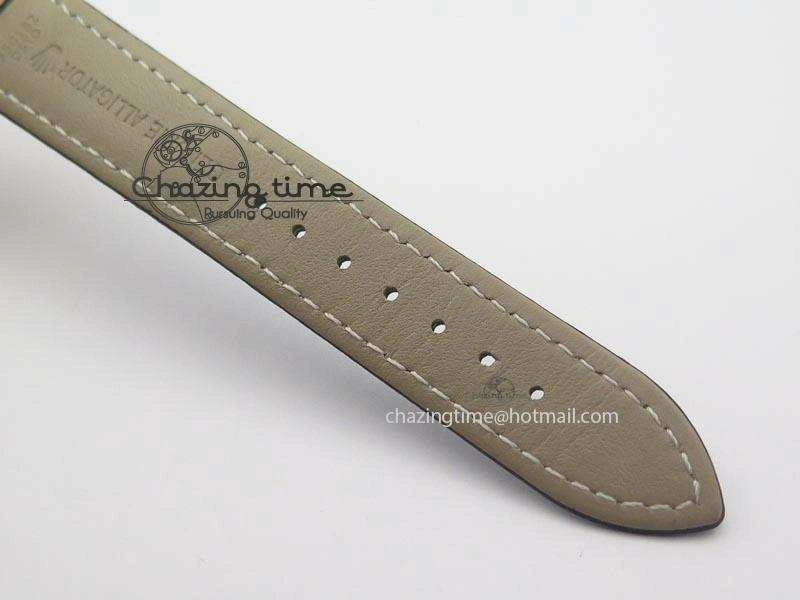 Cellini Date RG Rose Gold Dial Numeral Markers On Black Leather Strap A2824