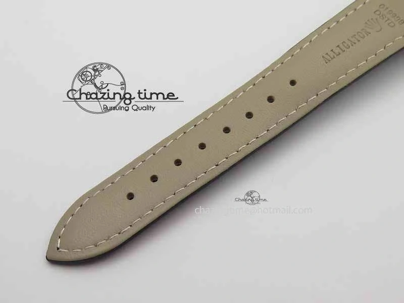 Cellini Date VF Best Edition RG Black Dial Stick Markers On Black Leather Strap A3165