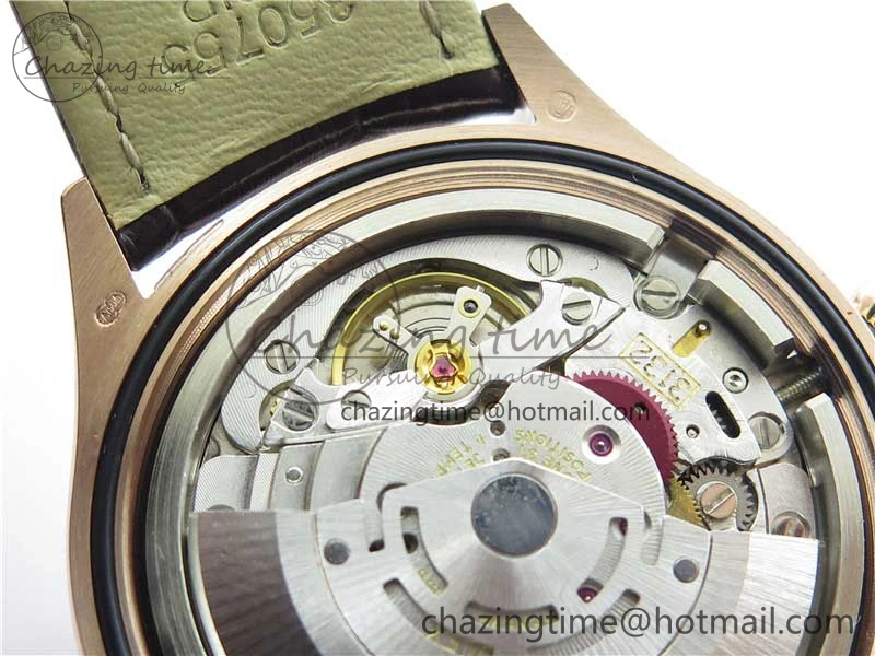 Cellini RG KZF 1:1 Best Edition Black Dial on Brown Leather Strap SA3132