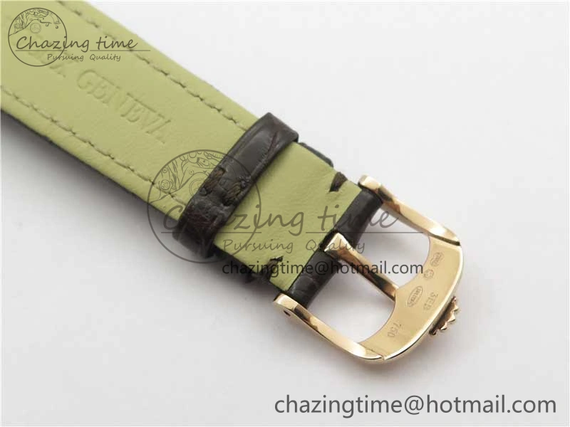 Cellini RG KZF 1:1 Best Edition Black Dial on Brown Leather Strap SA3132