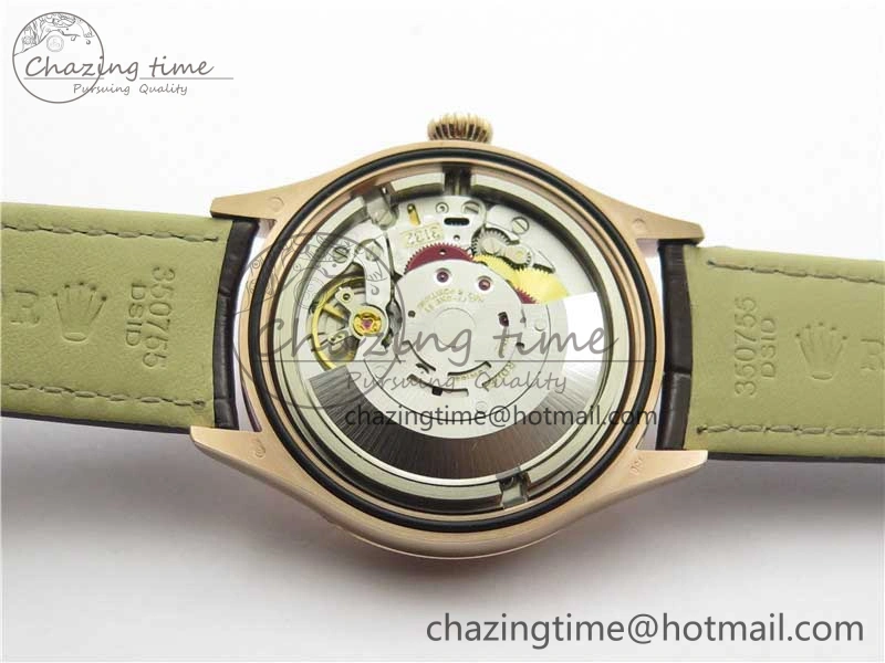 Cellini RG KZF 1:1 Best Edition Black Dial on Brown Leather Strap SA3132