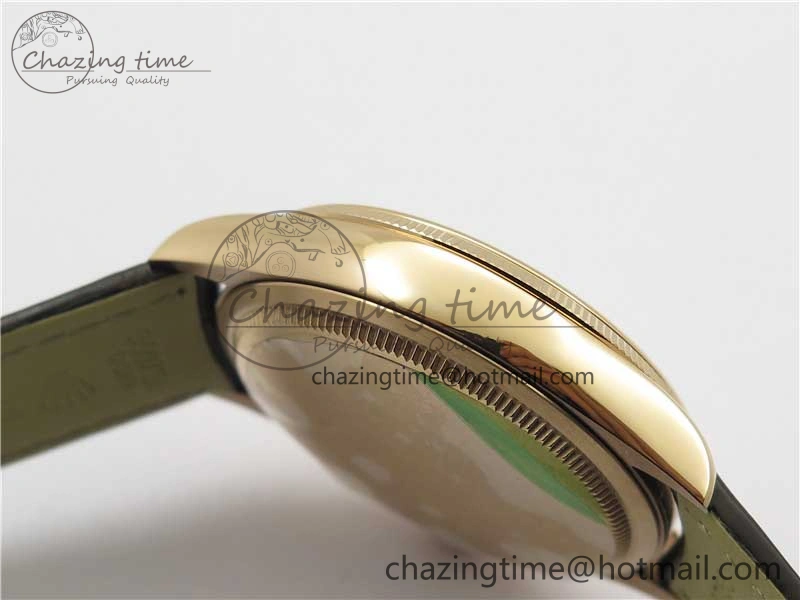 Cellini RG KZF 1:1 Best Edition White Dial Roman Markers on Brown Leather Strap SA3132