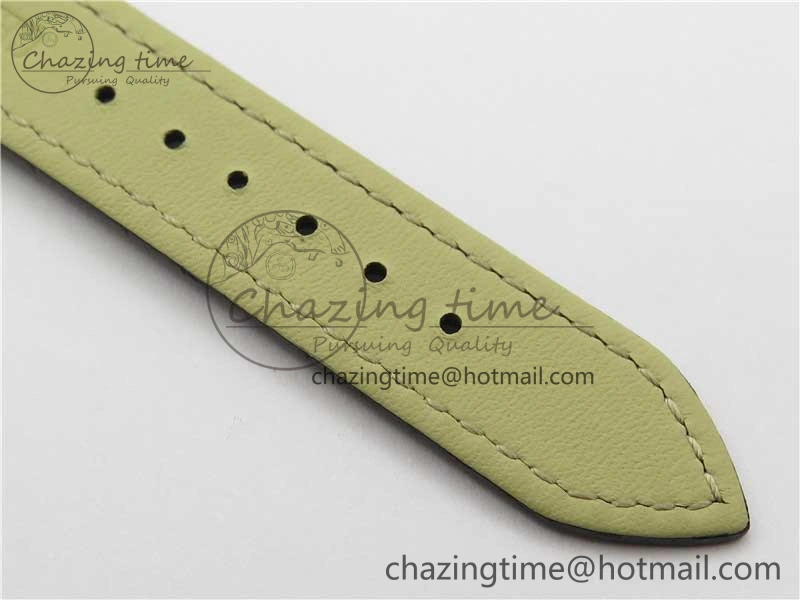 Cellini RG KZF 1:1 Best Edition White Dial Roman Markers on Brown Leather Strap SA3132