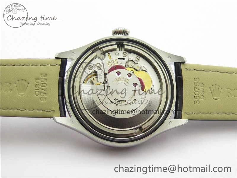 Cellini SS KZF 1:1 Best Edition White Dial Roman Markers on Black Leather Strap SA3132